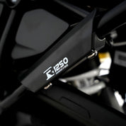 R&G Racing Black Rear Foot Rest Delete Blanking Plates LHS BLP0099BK