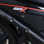 R&G Racing Matt Red Rear Foot Rest Delete Blanking Plates For 2020-2024 Super Soco CPx