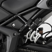 R&G Racing Black Rear Foot Rest Delete Blanking Plates For 2022-2024 Triumph Tiger 660 Sport