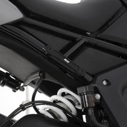 R&G Racing Black Rear Foot Rest Delete Blanking Plates For 2022-2024 Triumph Tiger 660 Sport