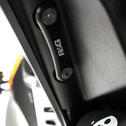 R&G Racing Black Footrest Delete Blanking Plates LHS BLP0131BK