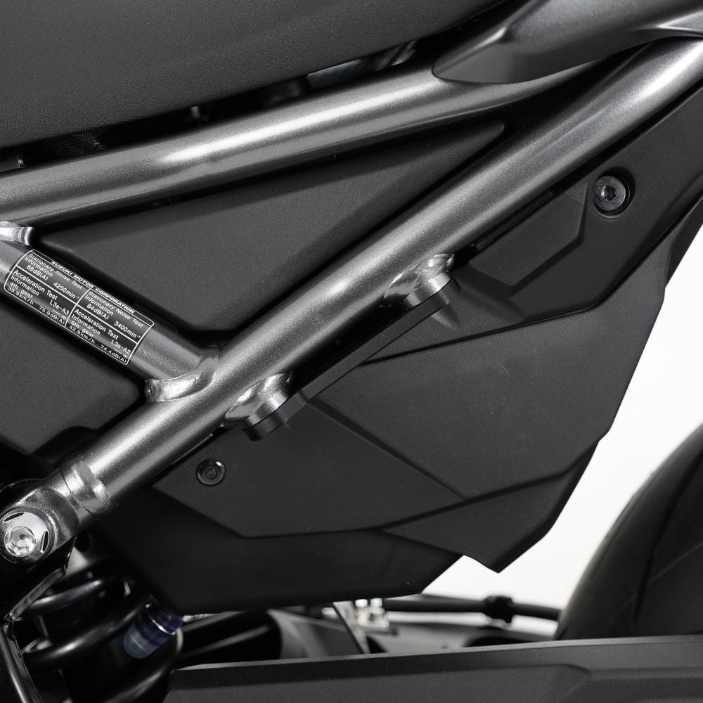 R&G Racing Black Footrest Delete Blanking Plates For 2024-2024 Suzuki GSX-8R