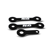 R&G Racing Black Footrest Delete Blanking Plates For 2024-2024 Suzuki GSX-8R