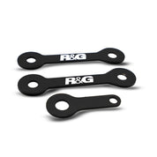 R&G Racing Black Footrest Delete Blanking Plates BLP0135BK