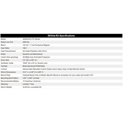 Winch Kit 4500 lb Wide For Polaris 1000 Ranger High Lifter Edition Crew 2017-2022 (Synthetic Rope)