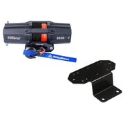 Viper V2 UTV Winch Kit 3500 lb Standard Spool With 40 Feet Black Synthetic Rope With Mount For Yamaha Rhino 450/660/700 2006-2011