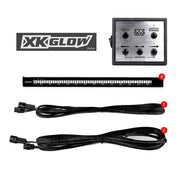 XK Glow Set of 8 Plug-And-Play Emergency Strobe Lights Blue/Red - XK052002-8BR