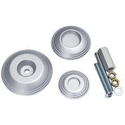 Kuryakyn Lodestar Silver Rear Axle Sliders 3808