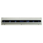 Dakota Digital Dash Universal 6 Gauge Cluster w/ Chrome Oval Bezel VFD3X-1002B-C