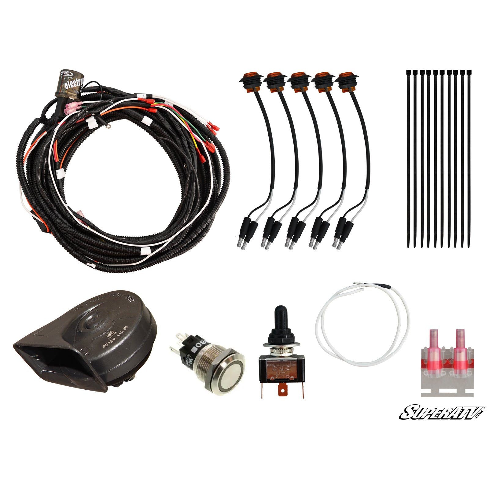 SuperATV Polaris RZR Plug and Play Turn Signal Kit