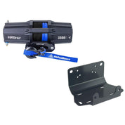 Viper V2 ATV Winch Kit 6000 lb Standard Spool With 40 Feet Black Synthetic Rope With Mount For Yamaha Grizzly 660/700/Grizzly 700 2016-2018