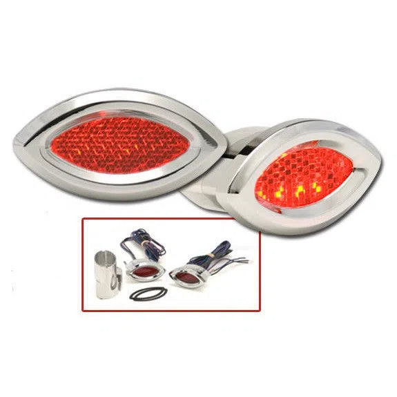 Dakota Digital Universal Cateye LED Red Marker Lights (pair)