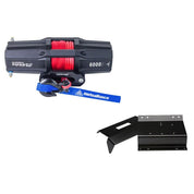 Viper V2 ATV Winch Kit 4500 lb Standard Spool With 40 Feet Black Synthetic Rope With Mount For Honda Foreman 500 2005-2006