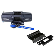 Viper V2 ATV Winch Kit 4500 lb Standard Spool With 40 Feet Black Synthetic Rope With Mount For Honda Foreman 400/450 1997-2002