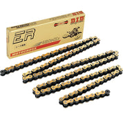 DID Super Non O-Ring 420 NZ3 Chain 120 Links Gold/Black for Street Motorcycle