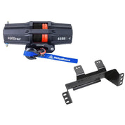 Viper V2 UTV Winch Kit 3500 lb Standard Spool With 40 Feet Black Synthetic Rope With Mount For Polaris Ranger Models 2010-2014