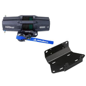 Viper V2 ATV Winch Kit 4500 lb Standard Spool With 40 Feet Black Synthetic Rope With Mount For Yamaha Grizzly 550/700 2009-2014