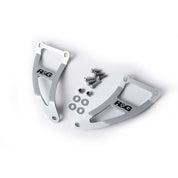 R&G Racing Silver 2 Piece Exhaust Hanger Kit For 2003-2005 Suzuki SV1000 Bikini