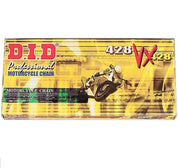 DID 428VX Pro-Street X-Ring VX Series Chain 130 Links for Street Motorcycle