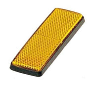 Optronics RE-15AK  Reflection, Rectangular, Amber