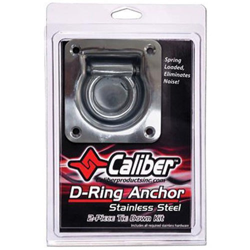 Caliber Zinc Coated Trailer D-Ring Kit 13520