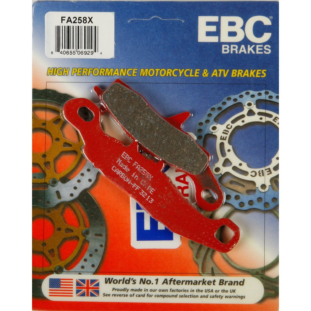 EBC 1 Pair Performance X-Series Carbon Brake Pads MPN FA258X