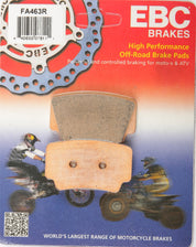 EBC 1 Pair Sintered R Series Heavy-Duty Brake Pads MPN FA463R