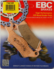 EBC 1 Pair Sintered R Series Heavy-Duty Brake Pads MPN FA618R