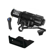 Winch Kit 4500 lb Wide For John Deere Gator XUV 835E ALL (Synthetic Rope)