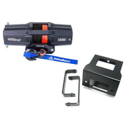 Viper V2 ATV Winch Kit 3500 lb Standard Spool With 40 Feet Green Synthetic Rope With Mount For Polaris Sportsman Models 2011-2014