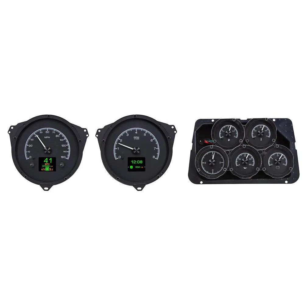Dakota Digital 1968-1977 Chevrolet Corvette HDX Analog Gauge kit HDX-68C-VET