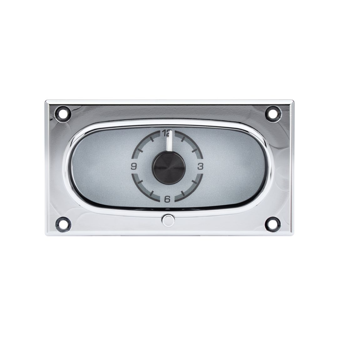 1958 Chevy Car HDX Style Clock, Silver Face