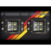 SuperATV 3" LED Recessed Cube Lights LB3-RL-001