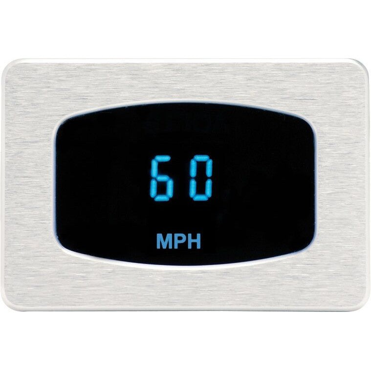 Dakota Digital Odyssey Satin Mini Speedometer With Teal Display (KPH)