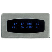 Dakota Digital Odyssey Chrome 25 in HG-80 psi Vac/Boost Gauge With Blue Display