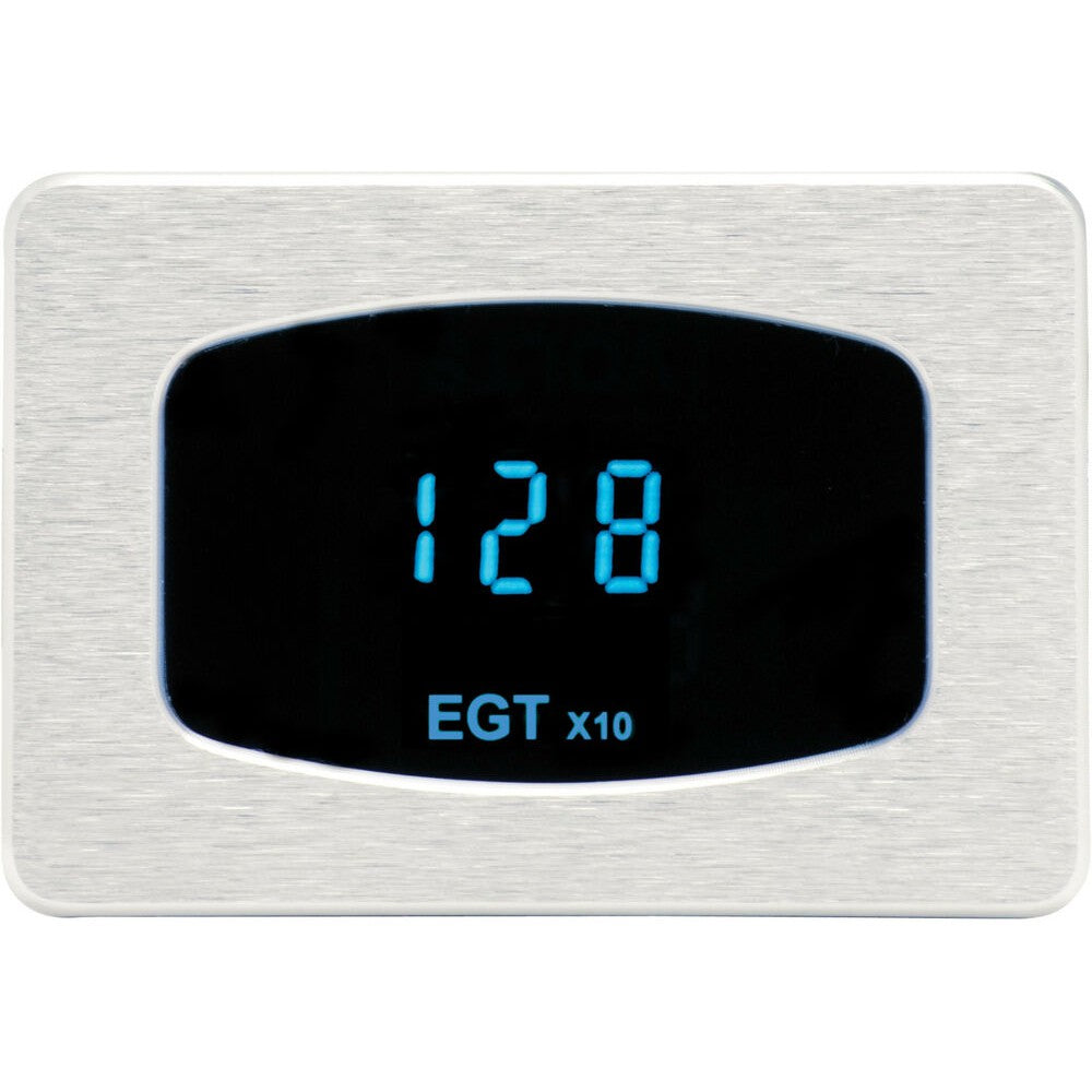 Dakota Digital Odyssey Chrome 0-1600F Exhaust Gas Temperature Gauge With Teal Display