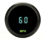 Dakota Digital Odyssey Chrome 3 3/8" Tachometer With Teal Display ODYR-01-6-C