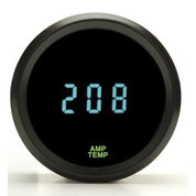 Dakota Digital Odyssey Chrome 2-1/16" Fuel level Gauge With Teal Display