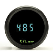 Dakota Digital Odyssey Chrome 2-1/16" Fuel Pressure Gauge With Teal Display