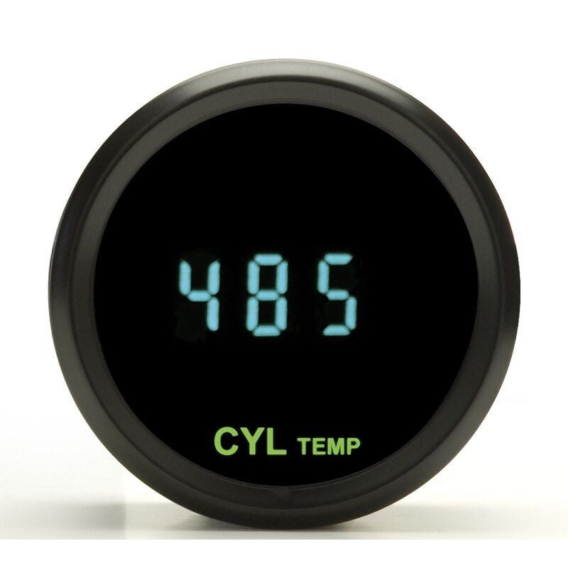 Dakota Digital Odyssey Chrome 2-1/16" Fuel Pressure Gauge With Teal Display