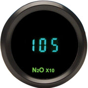 Dakota Digital Odyssey Chrome 2-1/16" Exhaust Gas Temperature Gauge With Teal Display