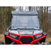 SuperATV Polaris RZR 900 Scratch Resistant Flip Down Windshield FDWS-P-RZR1K-001-70