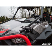 SuperATV Polaris RZR 900 Scratch Resistant Flip Down Windshield FDWS-P-RZR1K-001-70