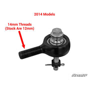 SuperATV Polaris RZR XP 1000 Z-Bend Tie Rod Kit - Replacement for SuperATV Lift Kits TRRA-P-RZR1K-Z7-14-02