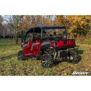 SuperATV Polaris General 4 Heavy-Duty Nerf Bars Wrinkle Black NB-P-GEN4-001-00