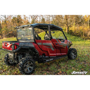 SuperATV Polaris General 4 Heavy-Duty Nerf Bars Wrinkle Black NB-P-GEN4-001-00