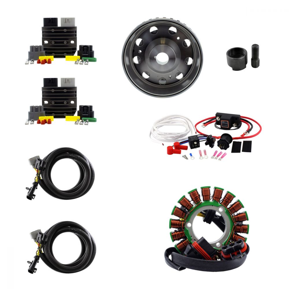 RMStator Splyt Stator Kit With Regulator, Dual Battery Isolator, Flywheel and Puller