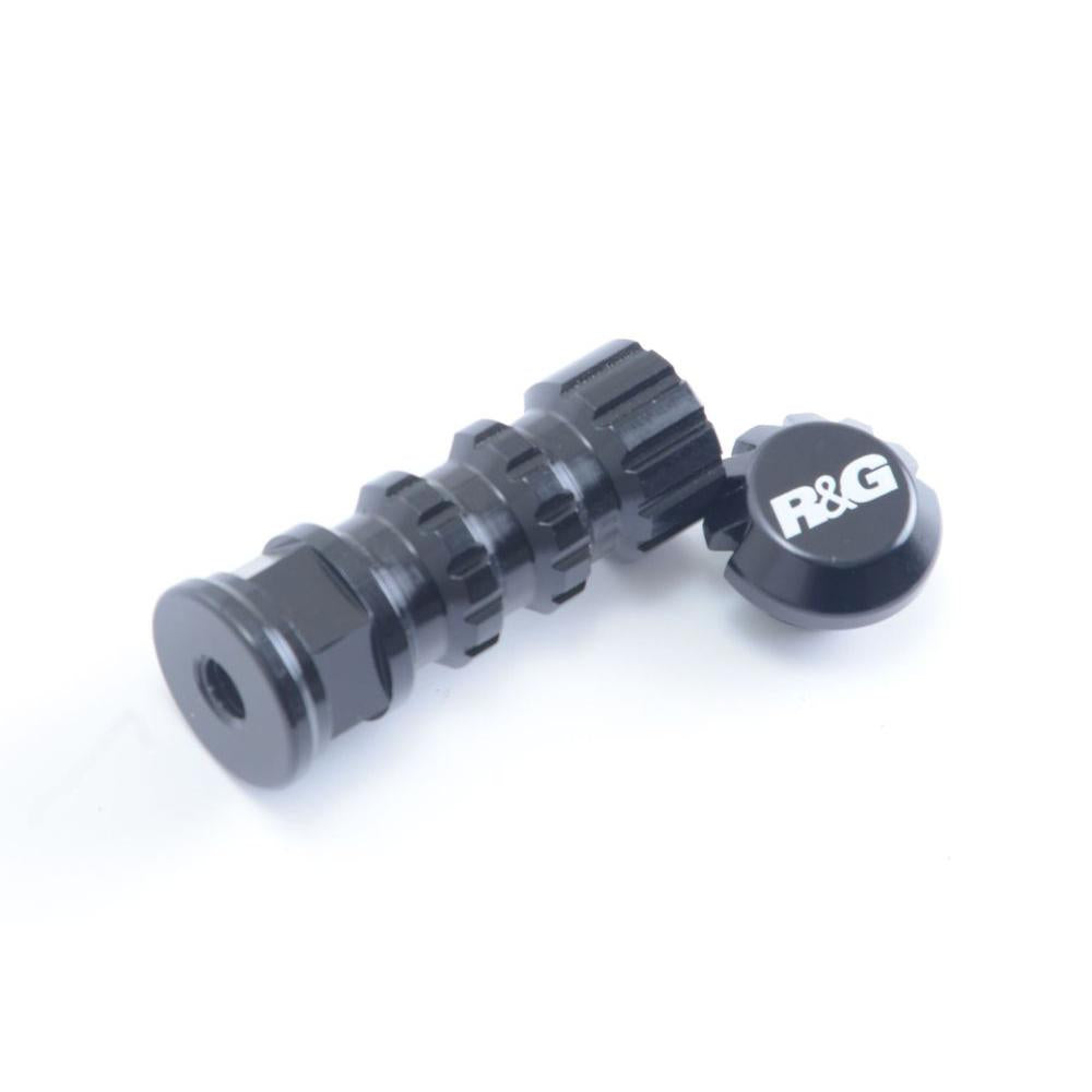 R&G Racing Black Adjustable Rearsets Racing Foot Peg RP0003BK