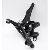 R&G Racing Black Adjustable Rearsets For 2009-2016 Suzuki GSXR1000 RSET03BK