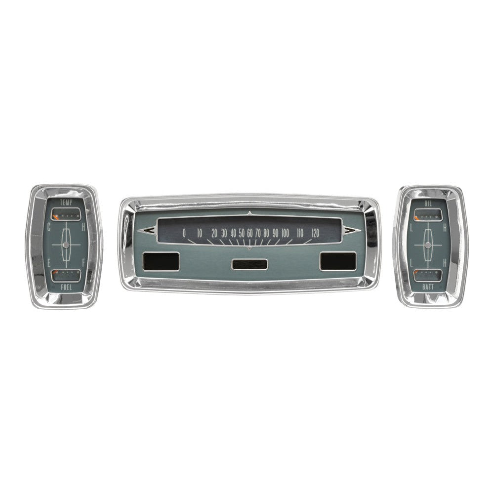 Dakota Digital 1961-63 Lincoln RTX Analog Gauge kit With Chrome Bezels RTX-61L-X